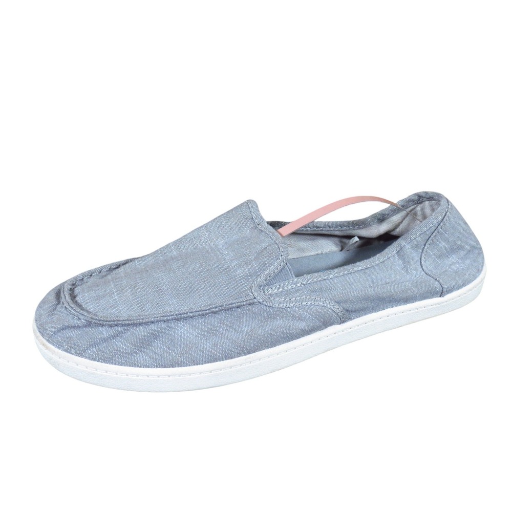Time and Tru Men Casual Slip On Loafer Shoes Size 11 Wide Everyday Wear Gray‎